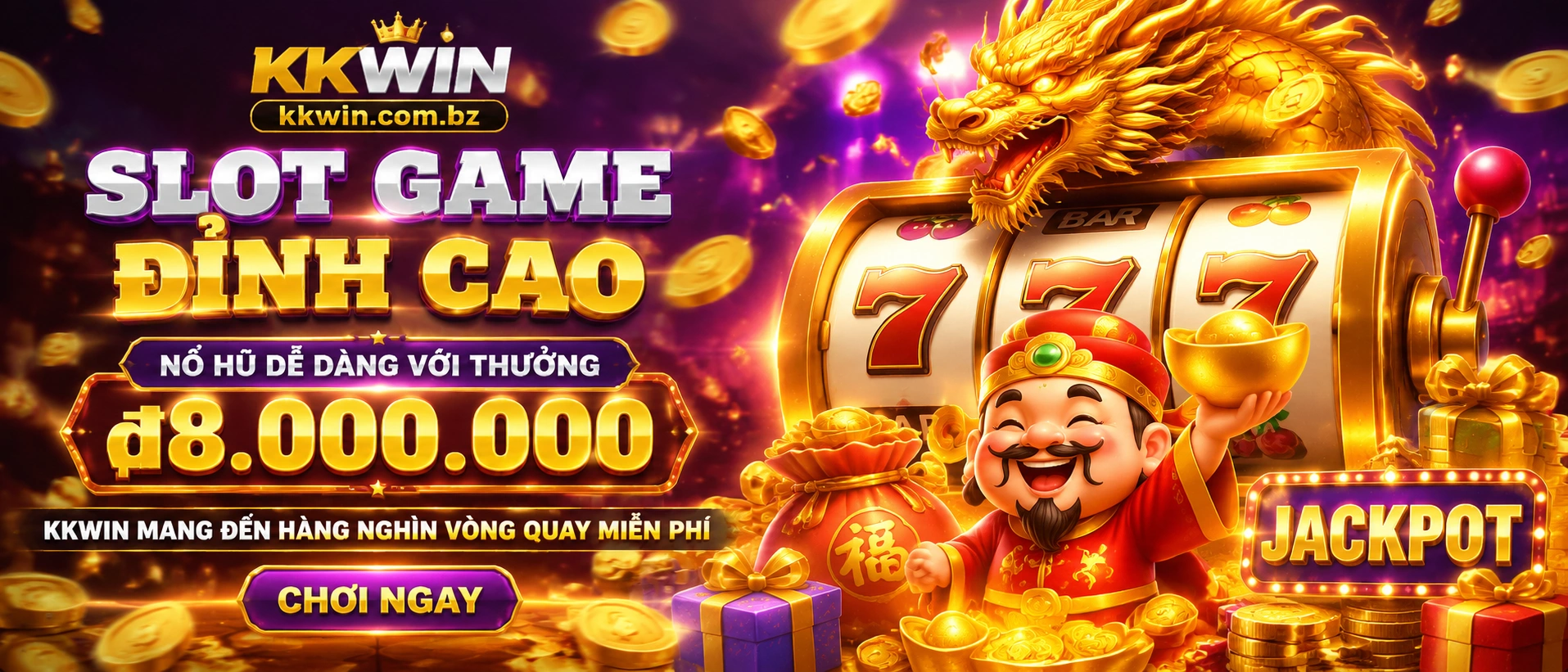Khu Nổ Hũ trên kkwin với giao diện danh mục rõ ràng